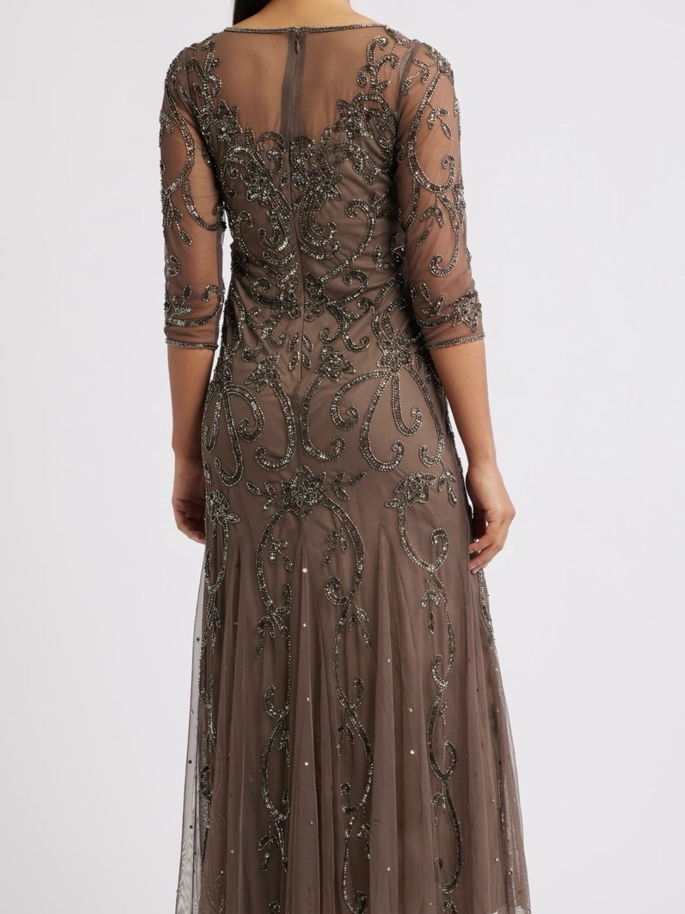 Function & Fringe Edit | Pisarro Nights Beaded Mesh Gown Glamour - Picture 5 of 8